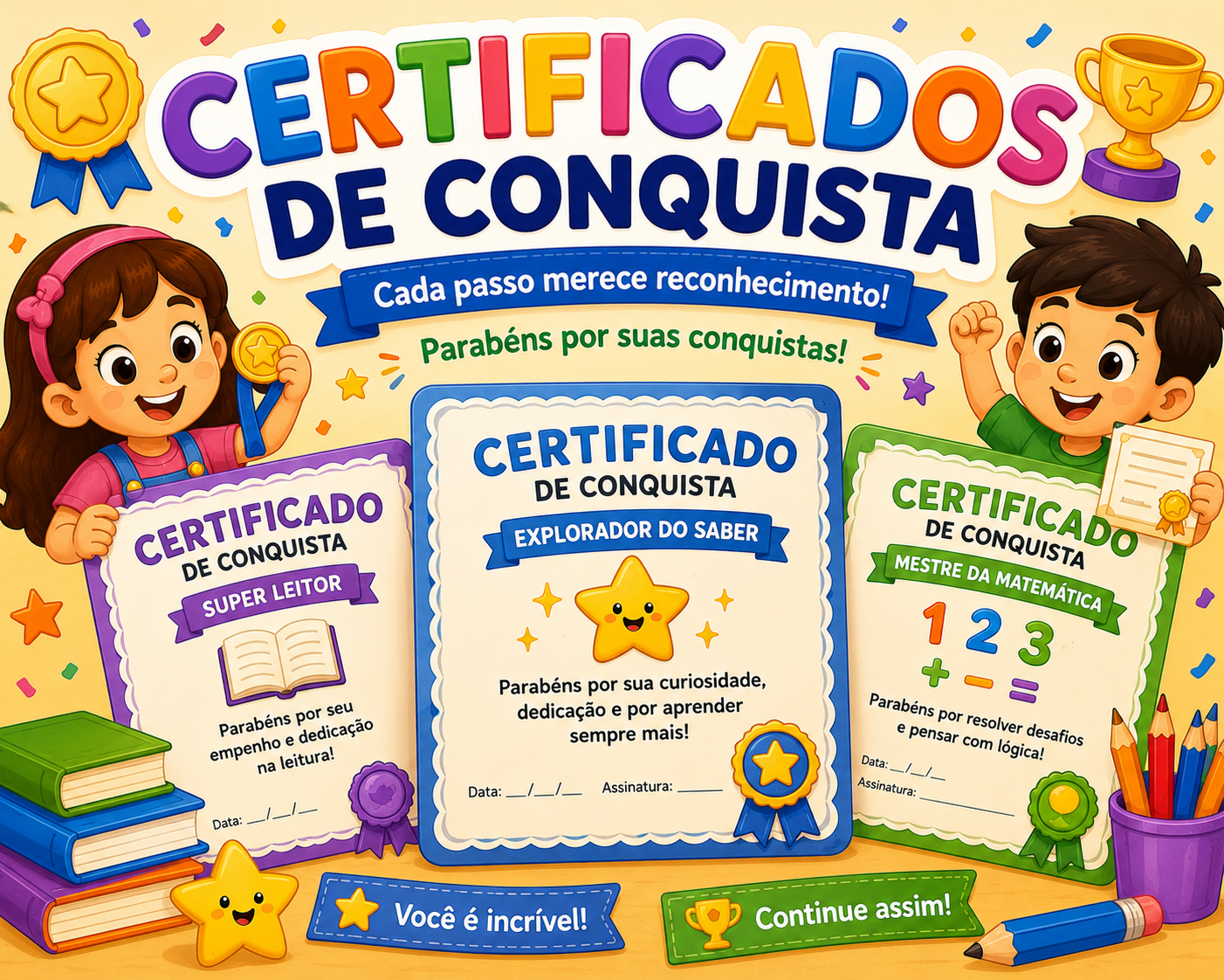 BÔNUS 4: Certificados de Conquista